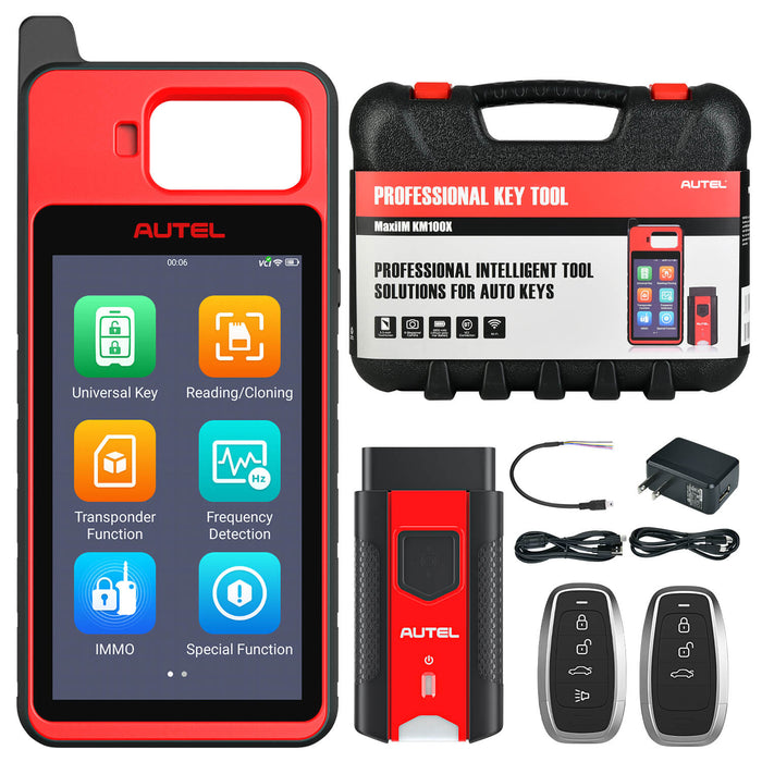 Autel MaxiIM KM100/KM100X/KM100E | Universal Key Generator |  IMMO Learning via OBD |  Program the Autel IKEY | IMMO Programming | Including BMW, Volkswagen, Toyota, Honda, and General Motors