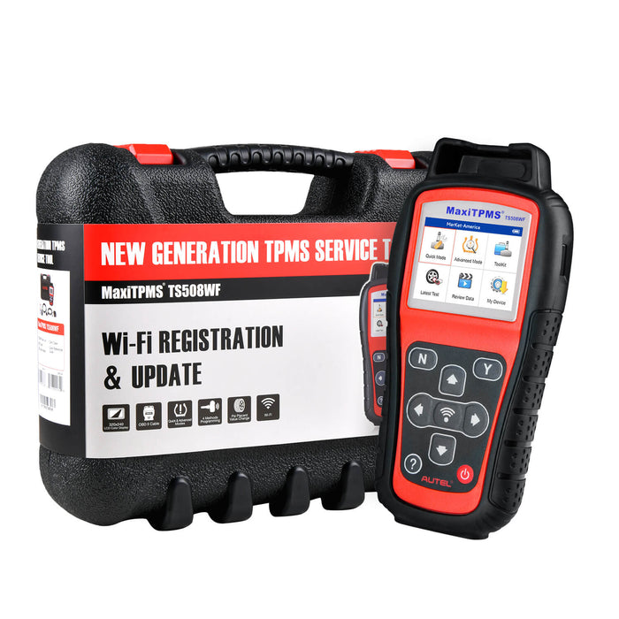 Autel MaxiTPMS TS508 WF Kit UK/EU | Upgraded Version of TS508 | Program MX-Sersors | Activate/Relearn Sensor | Read/Clear TPMS DTCs